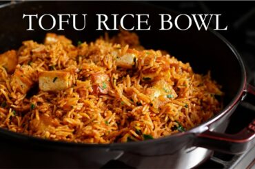 Zesty Tofu Rice Bowl | Easy One Pot Vegan Recipes | Food Impromptu
