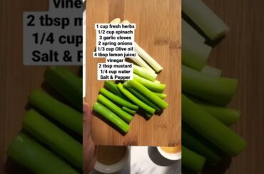 How to make Green Goddess Salad Dressing at home | Healthy Recipes #shorts  #shortvideo #quick