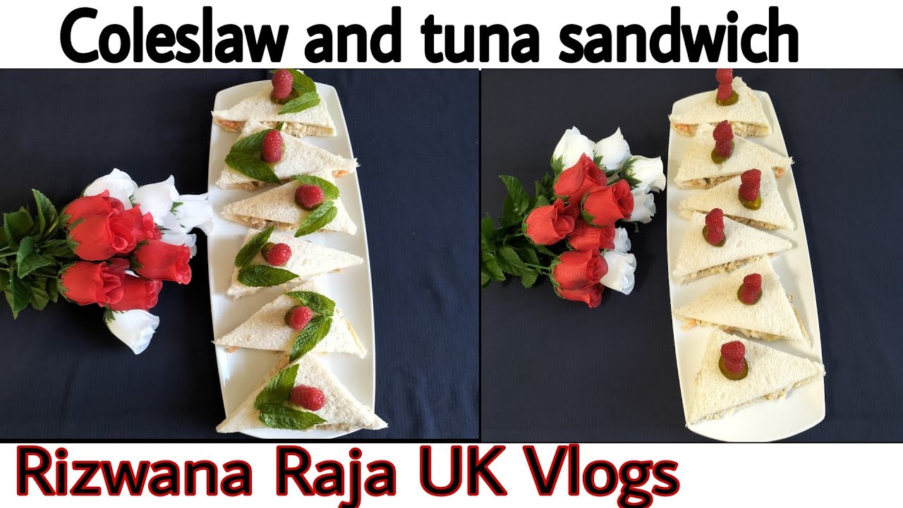 Coleslaw And Tuna Sandwich | Delicious Coleslaw Sandwich Recipe Rizwana Raja UK Vlogs Coleslaw And Tuna Sandwich | Delicious Coleslaw Sandwich Recipe Rizwana Raja UK Vlogs