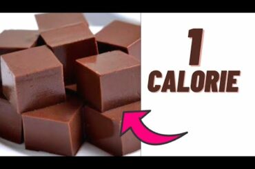 1 CALORIE CHOCOLATE PUDDING- Low calorie chocolate pudding recipe