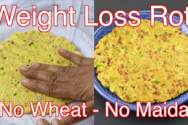 High Protein Roti For Weight Loss - No Atta (Wheat) No Maida - Vegetable Millet Roti - Diabetic Diet