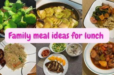 FAMILY MEAL IDEAS FOR LUNCH|| Easy and healthy PINOY recipes