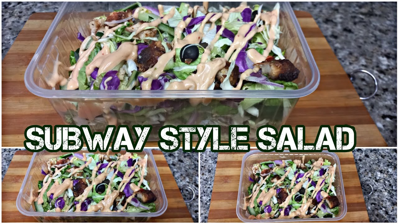 SUBWAY HEALTHY SALAD || SUBWAY STYLE SALAD || EASY RECIPE || SALAD RECIPES || Basic Recipes SUBWAY HEALTHY SALAD || SUBWAY STYLE SALAD || EASY RECIPE || SALAD RECIPES || Basic Recipes