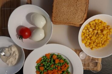 HEALTHY VEGETARIAN SANDWICH  By Food & VLogs | Easy & HEALTHY Homemade SANDWICH.