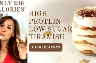 2 MINUTE TIRAMISU  with HALF the CALORIES and HIGH PROTEIN for ONE-YOU!