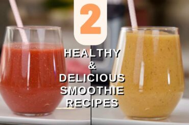 2 Healthy & Delicious Smoothie Recipes - Zeelicious Foods