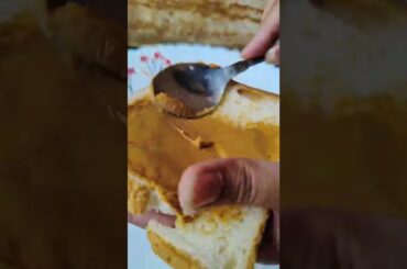 13/30 days healthy breakfast challenge #shorts #recipe #sandwich #peanutbutter #banana #healthy