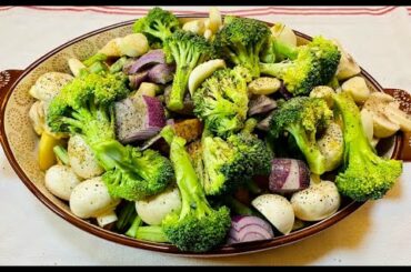 Healthy Dinner for weight loss baked vegetables | Baked vegetables in oven | Roasted vegetables