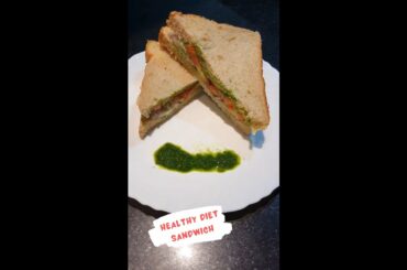 healthy diet sandwich recipe #shorts