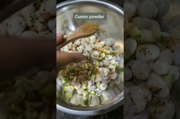 Makana Chat | Fox nut recipe | healthy snack option