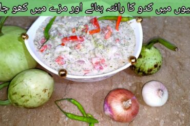 Bottle gourd Raita || Raita recipe || healthy food recipe