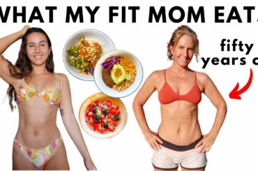 what my fit mom eats in a day l realistic & healthy recipes, cooking korean food & eating tacos