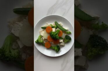 Veggie Tofu Stir Fry (Healthy Dinner Recipes) #shorts #vegan #stirfry #protein #tofu #healthy