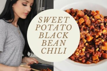 Sweet Potato Black Bean Chili | LOW CALORIE RECIPE