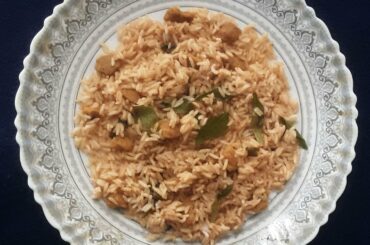 Chickpea Fritters Fried Rice /Dinner Recipes/Chickpea Recipes/Fried Recipes/Yellow Rice Recipes 1170