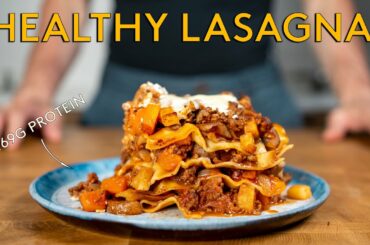 Lasagna is Healthy and Great for Meal Prep.