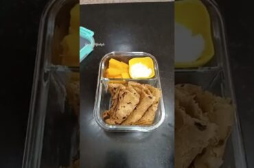 Kids Lunch box recipe |Healthy lunch and Snacks box Recipes |Aloo paratha #lunchbox #shorts
