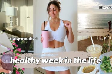 healthy week in the life/morning routine/EASY recipes/GOAL SETTING