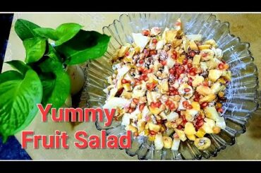 Fruit Cream Salad/Healthy Diet Prolongs the Life/Yummy Fruit Salad Recipe@My Priorities