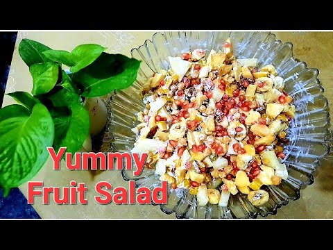 Fruit Cream Salad/Healthy Diet Prolongs the Life/Yummy Fruit Salad Recipe@My Priorities Fruit Cream Salad/Healthy Diet Prolongs the Life/Yummy Fruit Salad Recipe@My Priorities