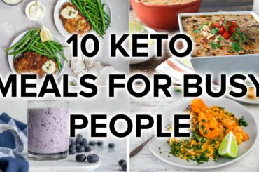 10 Keto Dishes for Busy People [Fast, Tasty, Low-Carb Recipes]