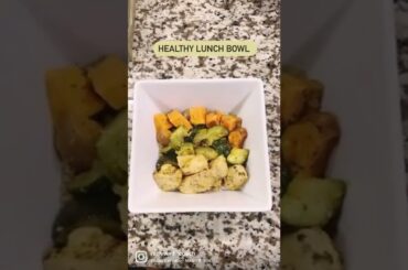 Healthy Lunch Bowl with whole grains & veggies | Renewal Fit Coach