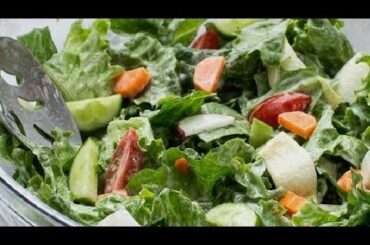 Famous Green Salad | Super healthy and delicious Salad Recipe in Urdu Hindi | Flavour of Desi Food