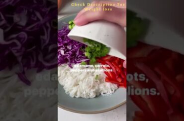 VEGAN PAD THAI NOODLE SALAD | Health And Fitness #weightloss #Vegan #shorts