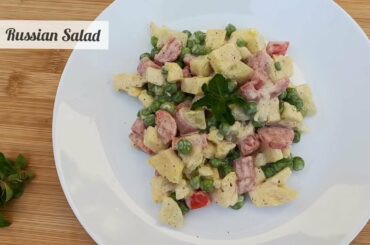 Russian Salad | Easy Russian Salad Recipe | Healthy Salad Recipe