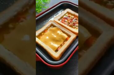Breakfast Egg Sandwich Hack l One Pan Egg Toast l Healthy Egg sandwich #shorts