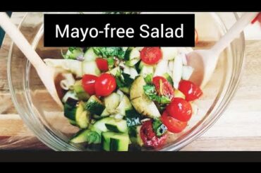 Low Fat low Calorie Pasta salad:#easyrecipe #recettefacile #delicious #cooking#wellbeing