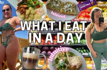 WHAT I EAT IN A DAY | Intuitive & Balanced | Healthy meal ideas