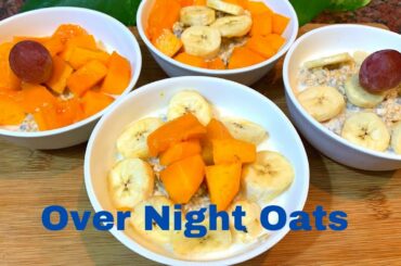 Quick Breakfast Recipe|One Night Oats |Healthy Breakfast Recipe |Eazy Peazy Cooking