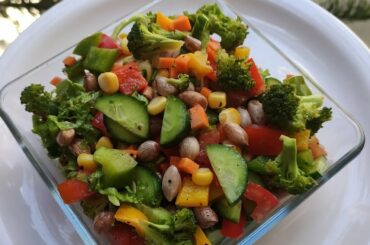 Healthy and high protein salad recipe| Lavish Food Corner