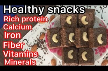 Healthy snacks recipes/healthy weight loss recipe/more benefits in one recipe/energy bar