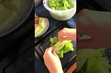 Healthy Recipes Making Salad Roll - Healthy Food #shorts