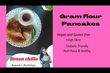 Veg omelette || Besan ka chilla ||Gram flour pancakes - Healthy Breakfast Recipe ||