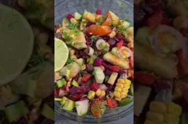 Weight loss salad / Veg Corn Salad! #healthysalad #cornsalad #salad #recipe #shorts