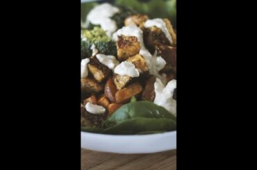 Vegan Spinach & Tempeh Salad