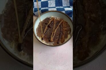 Mars Overnight Oats | Low Calorie High Protein Breakfast Idea #shorts
