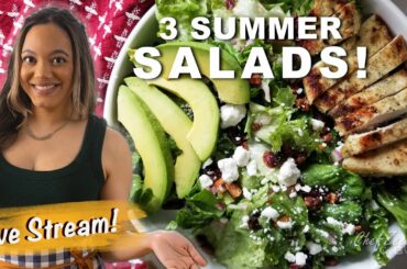 3 EASY Salads for SUMMER | BBQ Prep | Healthy Recipes | Chef Zee Cooks
