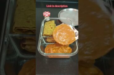 Husband's Lunch box | Mint Chapathi | Mushroom Gravy #shorts