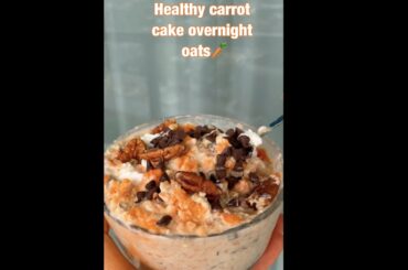 Healthy Carrot Cake Overnight Oats BlendJet Recipe