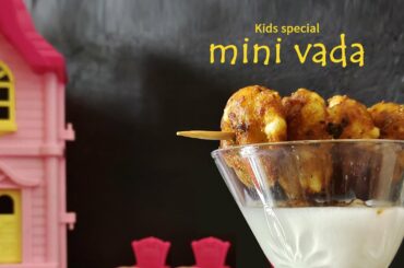 Kids Tiffin box recipe | Sabudana vada | Vada | Healthy snacks recipe | Tiffin recipes