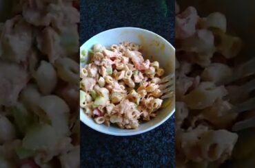 i made delicious/healthy salad/mix ketsup mayonise#amazing