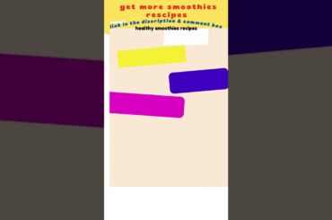 healthy smoothies for weight loss | midnight smoothies recipes| diet smoothie for belly fat #shorts