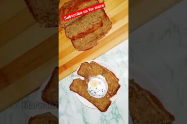 Healthy No Maida Banana Bread #healthybreakfast #bananabread