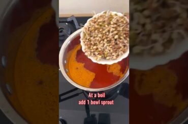 Weightloss Healthy Recipe Sprouts Bhel Protein Salad #short | #shortsbreak | Chef Anmol katyal