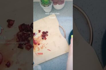 Red cherries and rose water make one good healthy homemade jam. No suger added. #shorts #shortsvideo