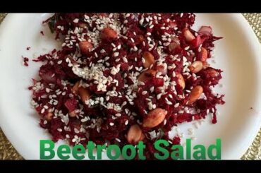 Beetroot Salad Recipe |Easy Beet Salad| Simple,Healthy Homemade Beetroot Salad